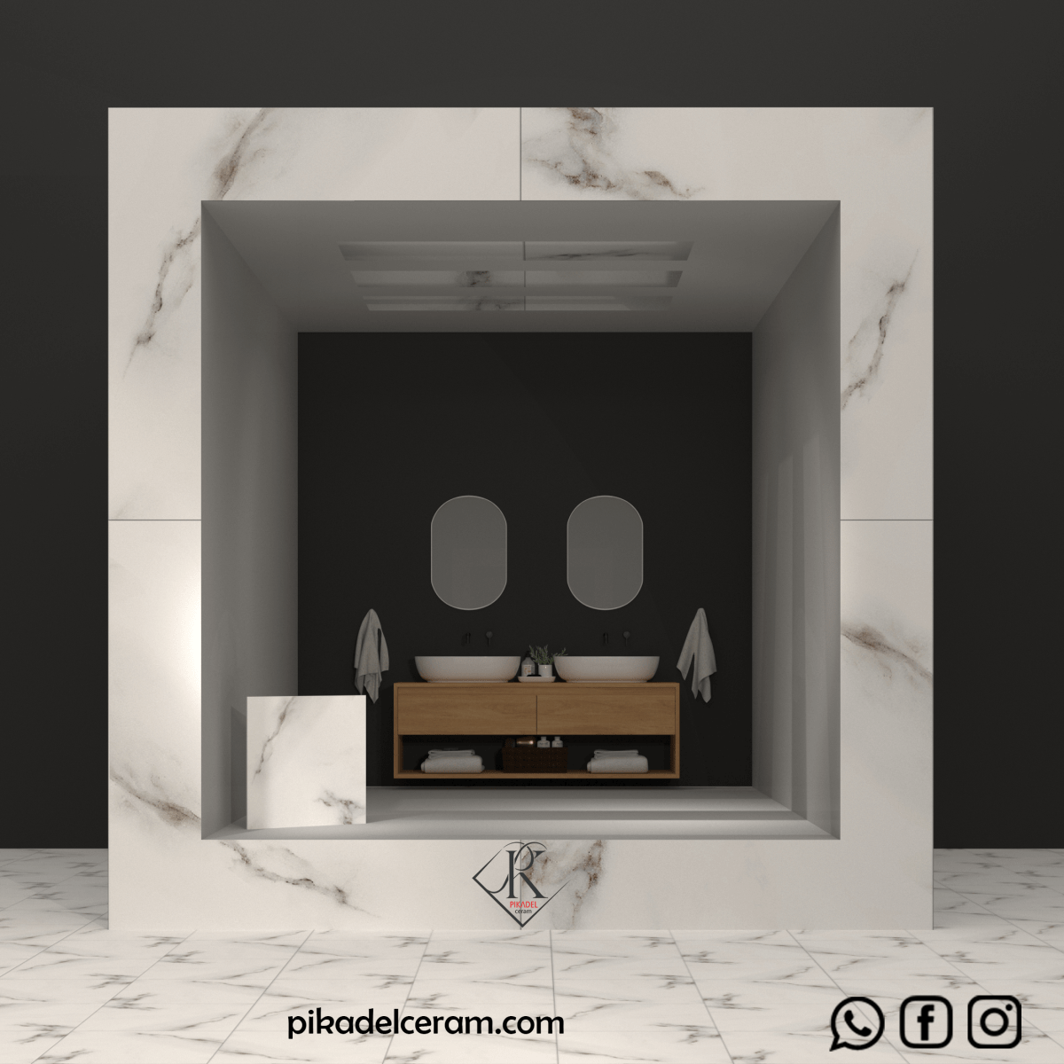 سرامیک پرسلان کلکته سفید 30*30 مات