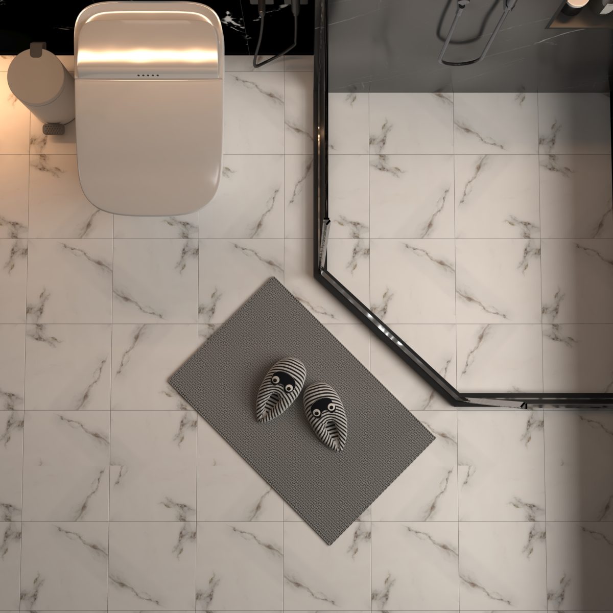 سرامیک پرسلان کلکته 30*30 سفید مات آکاشا کارخانه آپاداناسرام - Image 2