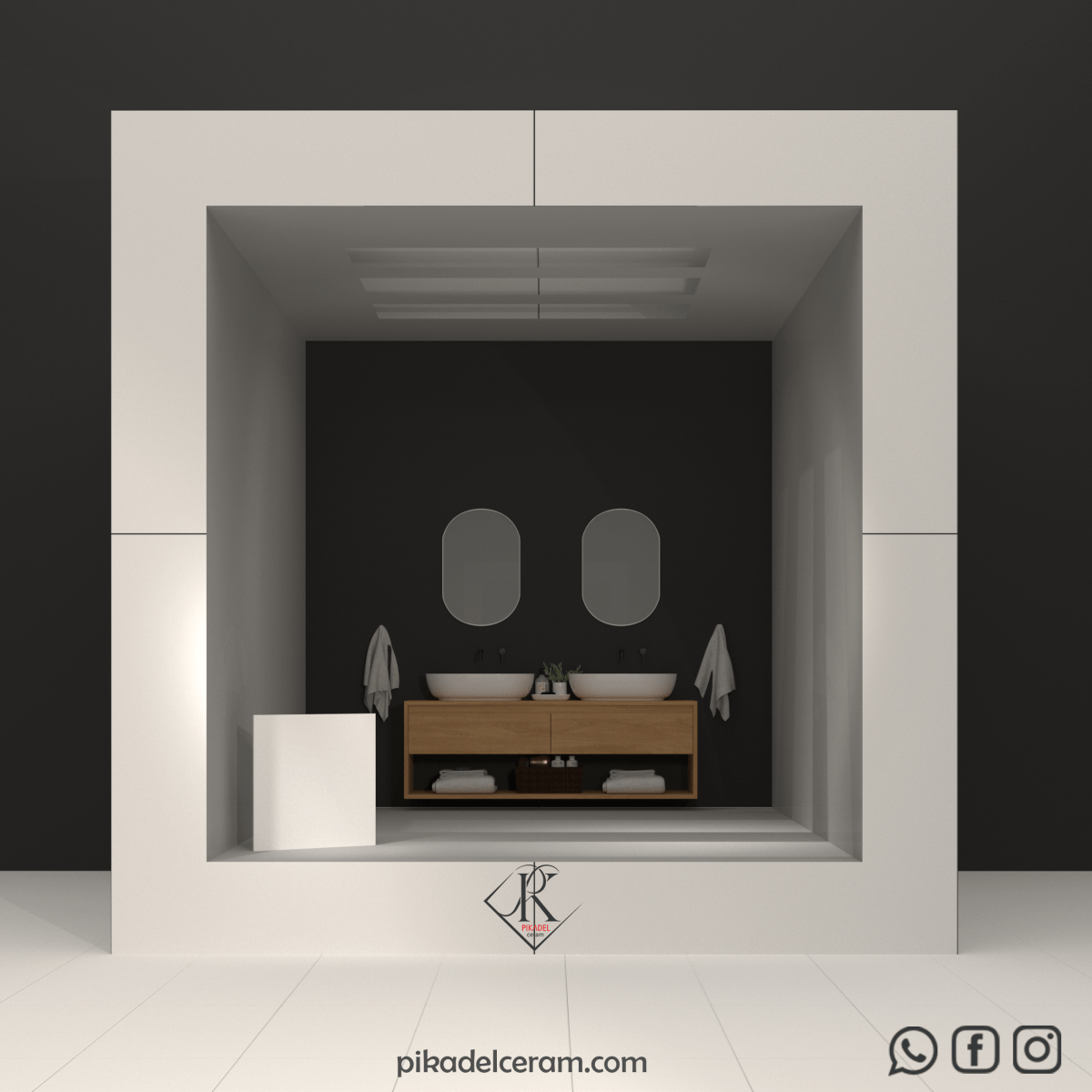 سرامیک پرسلان 30*30 سفید ساده مات