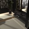 ⁦سرامیک پرسلان 30*30 مات کرم خاکستری تیره و روشن ماگو کارخانه آپاداناسرام⁩ - الصورة ⁦2⁩