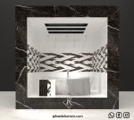 میرا سرامیک دیواری براق مشکی و سفید 30*60 کارخانه آپادانا سرام برند پیکادل سرام