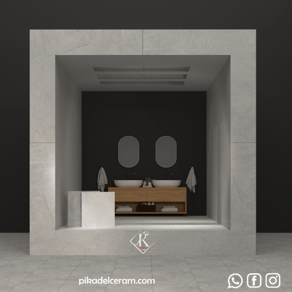 سرامیک پرسلان 30*30 خاکستری تیره و روشن