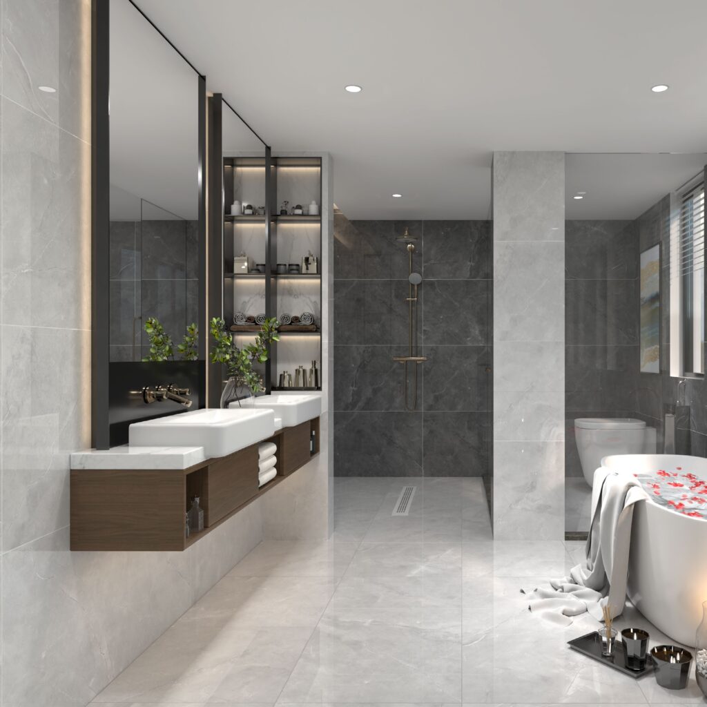 لارا خاکستری کاشی و پرسلان زهره کاشمر zohre برند چرسای پیکادل سرام