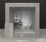 ولا کاشی دیواری خاکستری مات 30*90 کارخانه آپادانا سرام برند پیکادل سرام