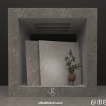 دراکو سرامیک پرسلان خاکستری تیره و روشن 80*80 براق کارخانه آپادانا سرام برند پیکادل سرام