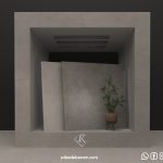 ماگو سرامیک پرسلان خاکستری روشن و تیره مات 80*80 کارخانه آپادانا سرام برند پیکادل سرام