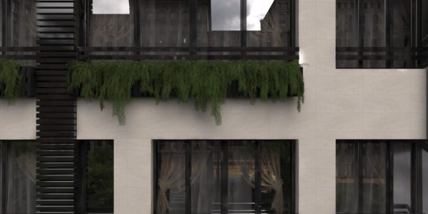 سرامیک 40×120 نمای ساختمان
