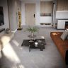 سرامیک مات پرسلان خاکستری روشن تیره 80*80 ونتو کاشی ارم چهلستون - تصویر 3
