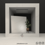 سرامیک پرسلان سفید کلکته 80*80 مات