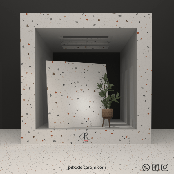 سرامیک پرسلان سفید موزاییکی 80*80