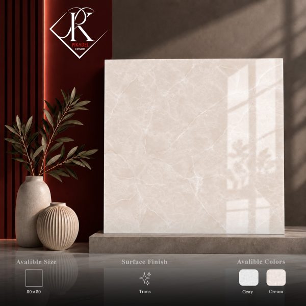 سرامیک پرسلان کف براق 80×80 الورا